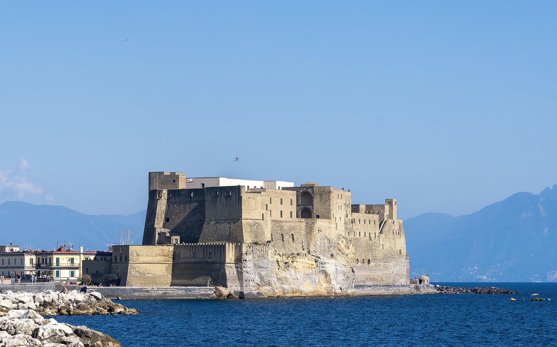 Bay of Naples from the Chiaia waterfront