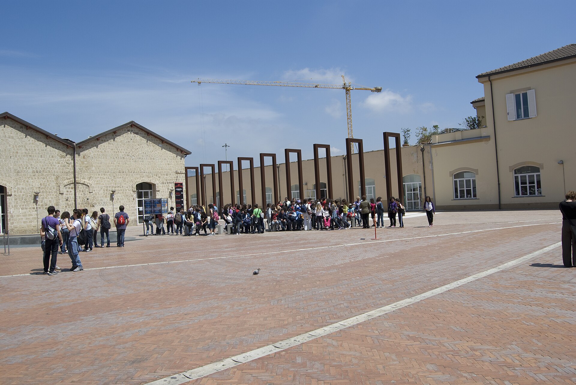 Außenansicht der Città della Scienza in Bagnoli